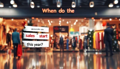 découvrez la date de début des soldes de cette année et soyez prêt à faire de bonnes affaires dès le début de la saison des soldes.